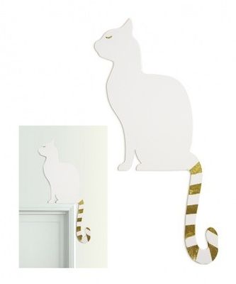 Drevená mačka Gobi Gold 60 cm