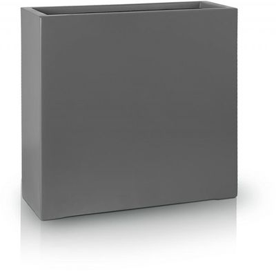 Kvetináč Fiber high rectangle graphite 5 veľkosti