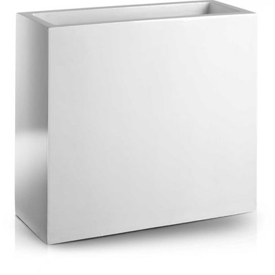 Kvetináč Fiber high rectangle white 5 veľkosti